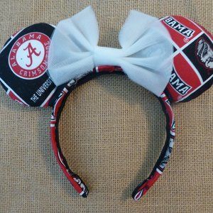 University of Alabama Mickey Ear Headband